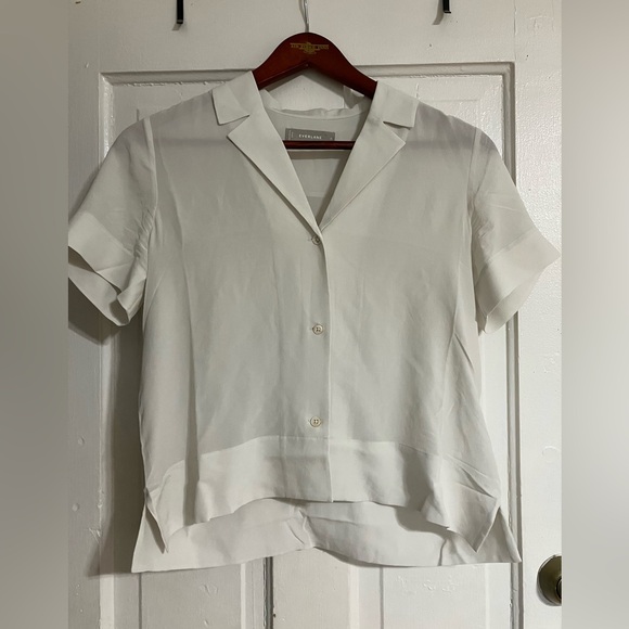 Everlane Silk Button Down Top The Notch Shirt - Picture 7 of 11